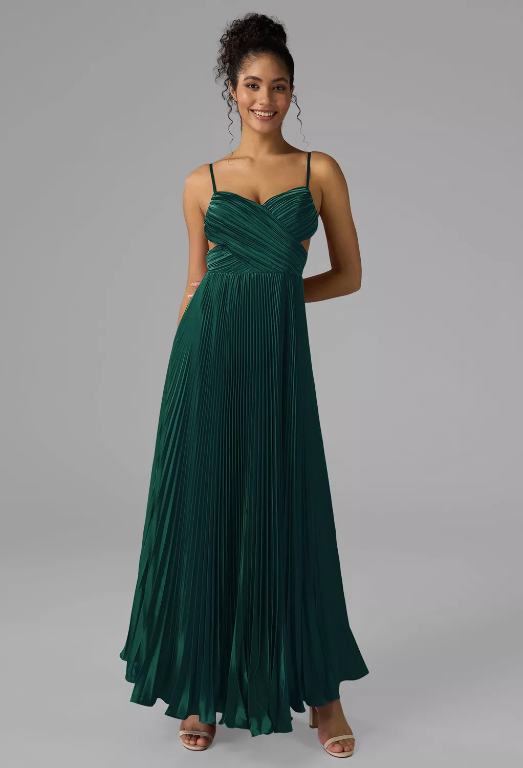 AW Chantelle Hunter Green  Beach Wedding Guest Dresses